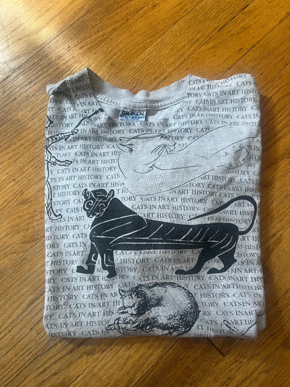 The Museum Company Cat AOP “Cats in Art History” Tee